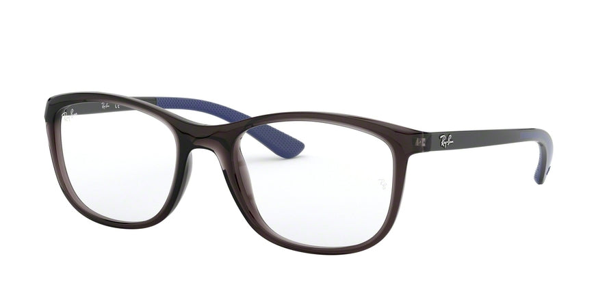 Ray-Ban Optical RX7169 Square Eyeglasses  5917-TRANSPARENT GREY 54-19-145 - Color Map grey