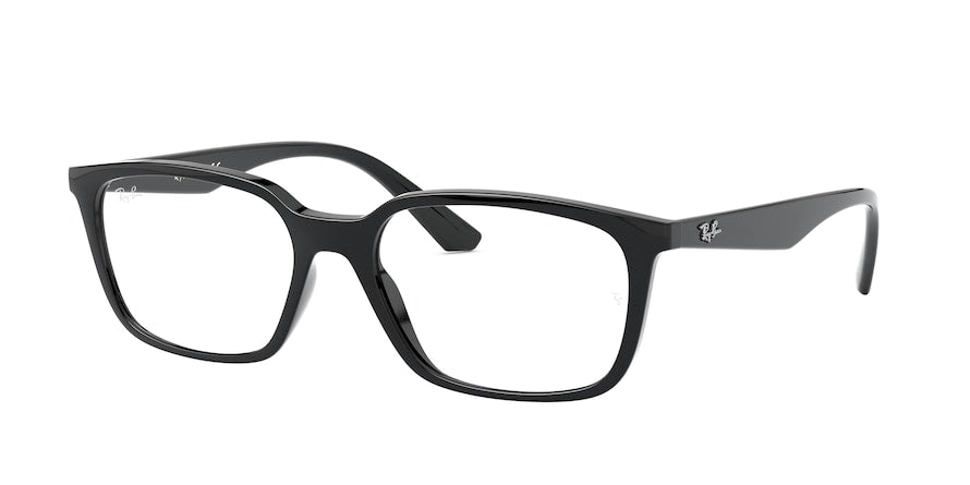 Ray-Ban Optical RX7176 Rectangle Eyeglasses  2000-BLACK 54-17-140 - Color Map black