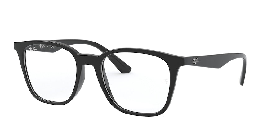 Ray-Ban Optical RX7177F Square Eyeglasses  2000-BLACK 51-18-140 - Color Map black