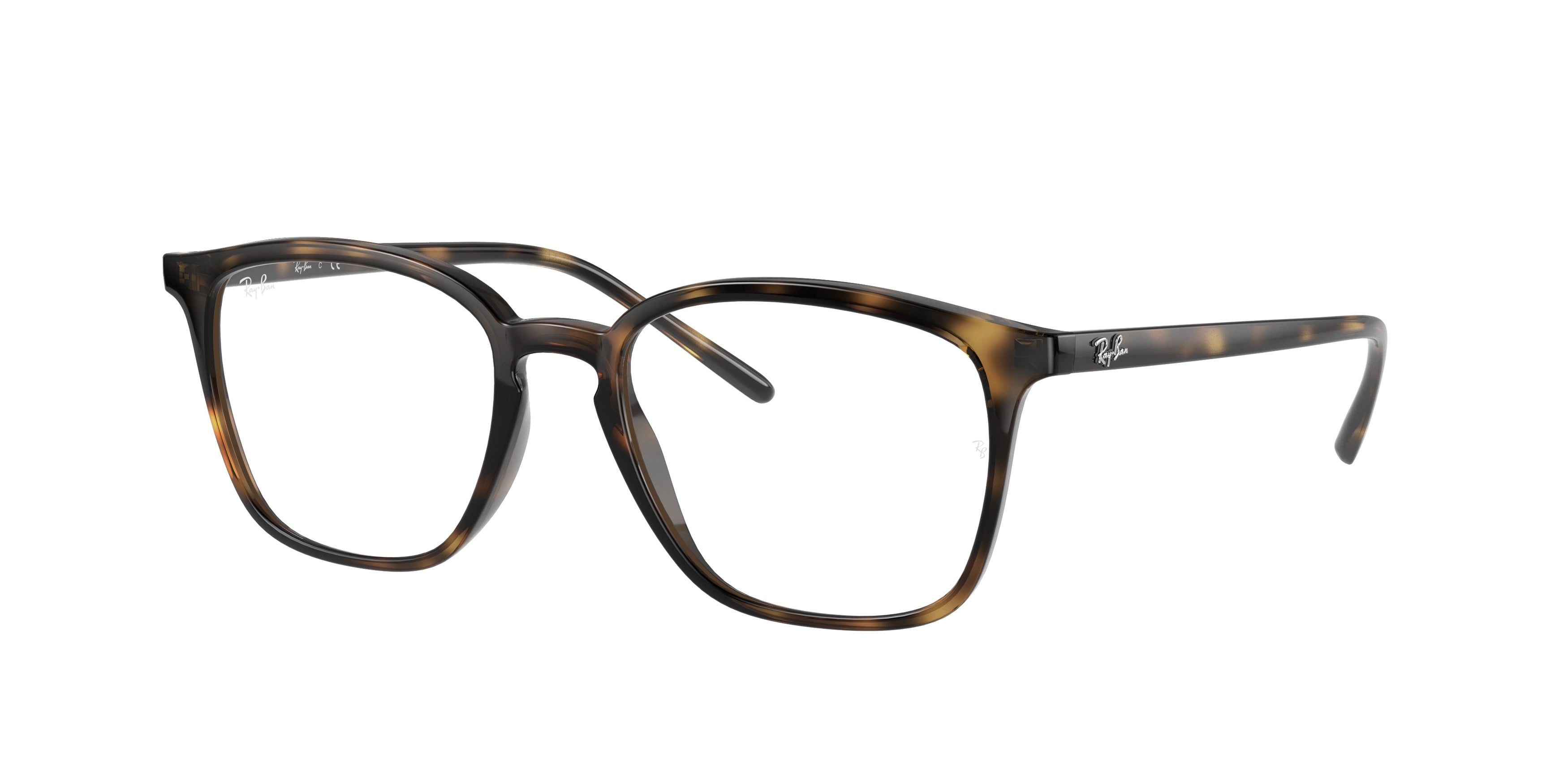 Ray-Ban Optical RX7185 Square Eyeglasses  2012-Havana 52-145-18 - Color Map Tortoise