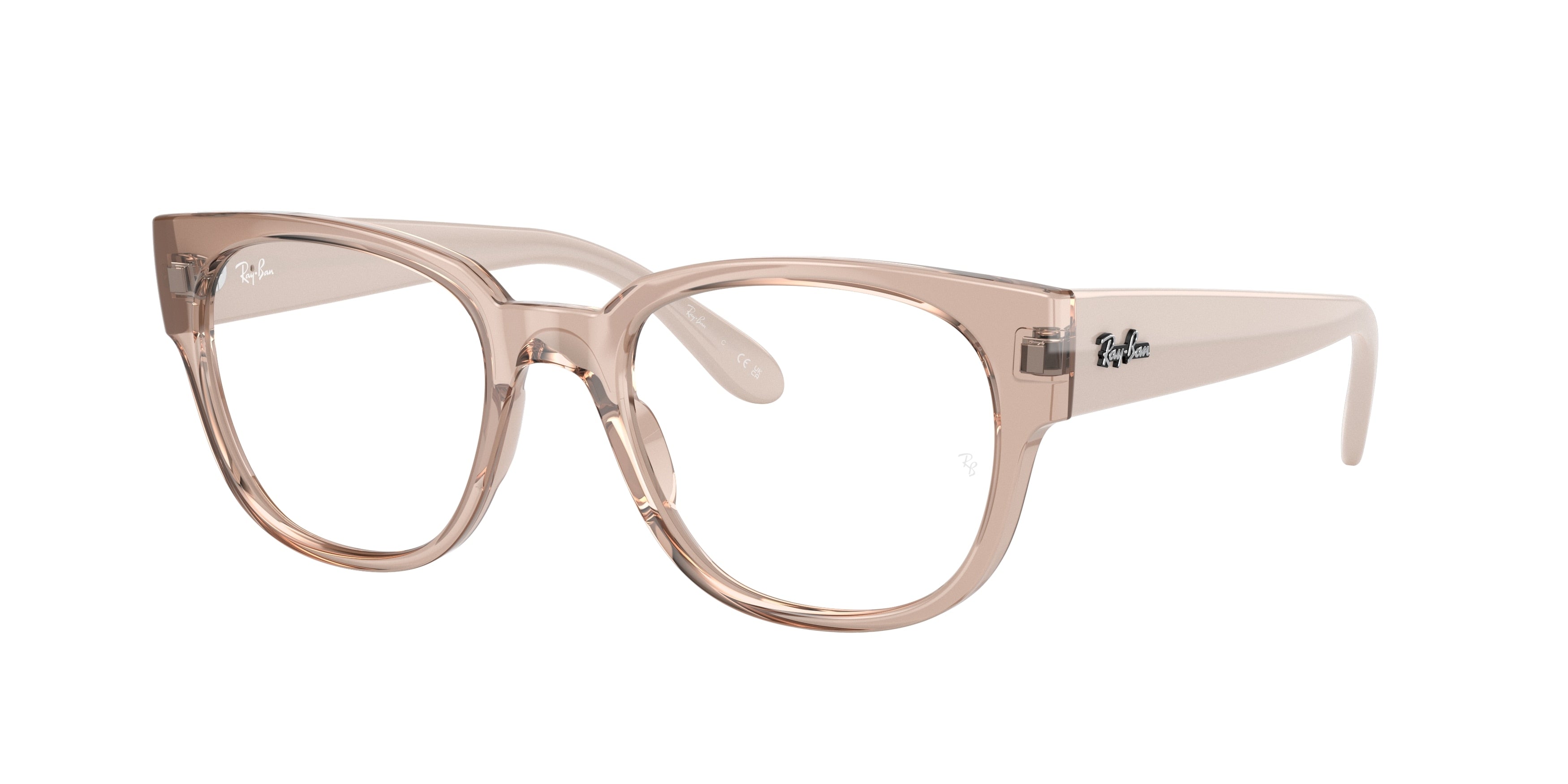 Ray-Ban Optical RX7210 Square Eyeglasses  8203-Alabaster 52-145-20 - Color Map White