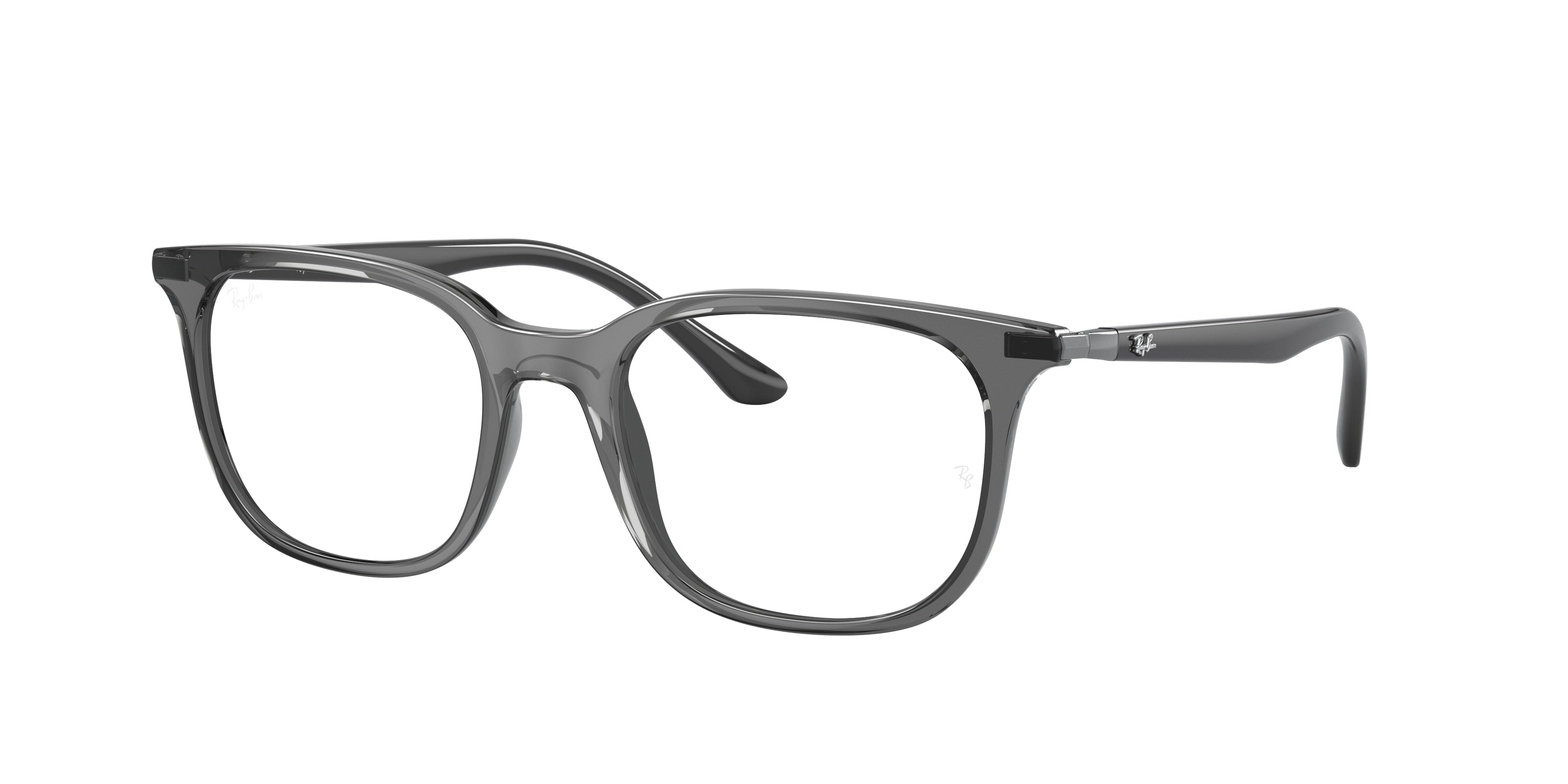 Ray-Ban Optical RX7211F Pillow Eyeglasses  8205-Transparent Grey 53-145-19 - Color Map Grey