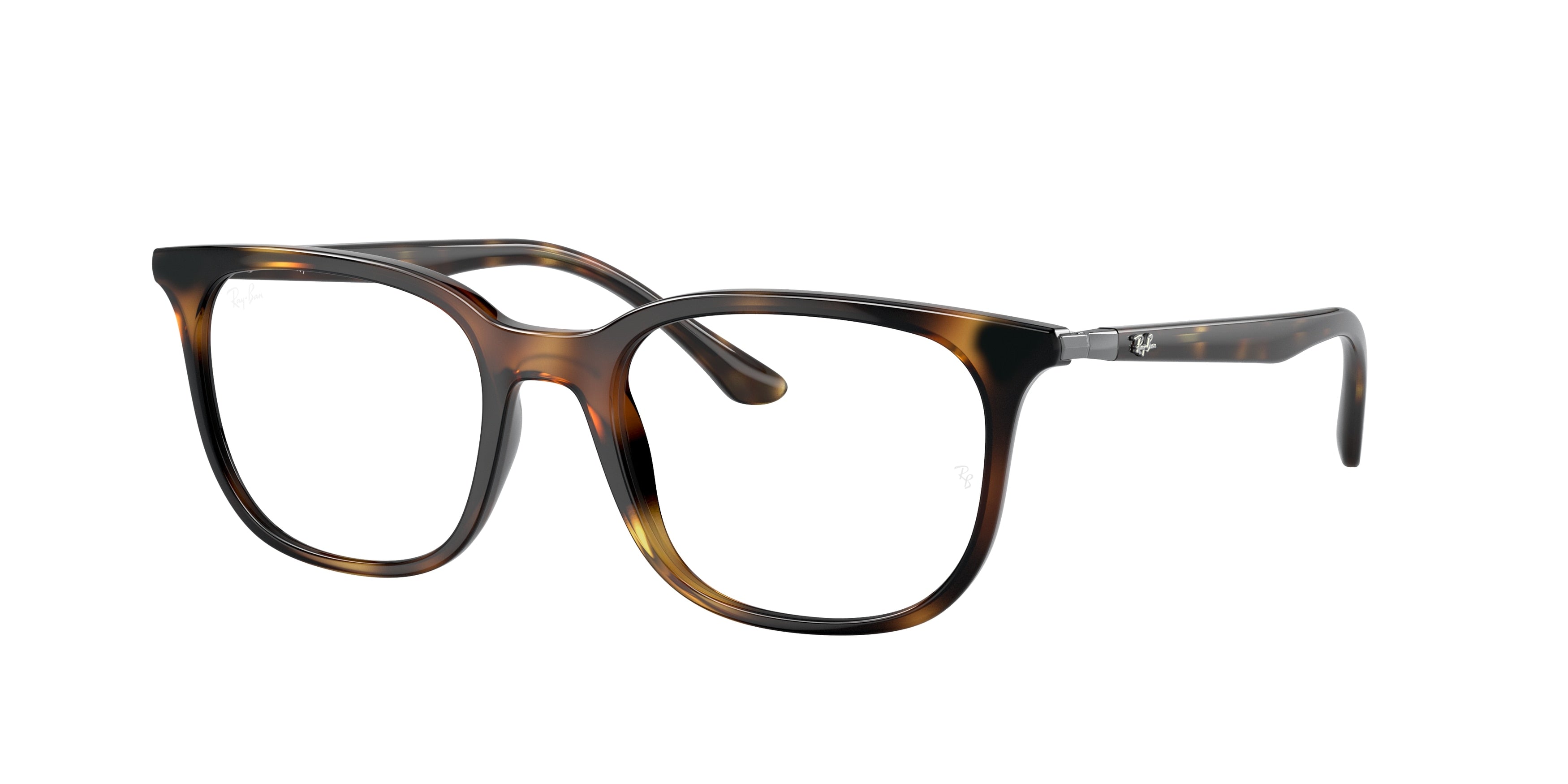 Ray-Ban Optical RX7211 Pillow Eyeglasses  2012-Havana 52-145-19 - Color Map Tortoise