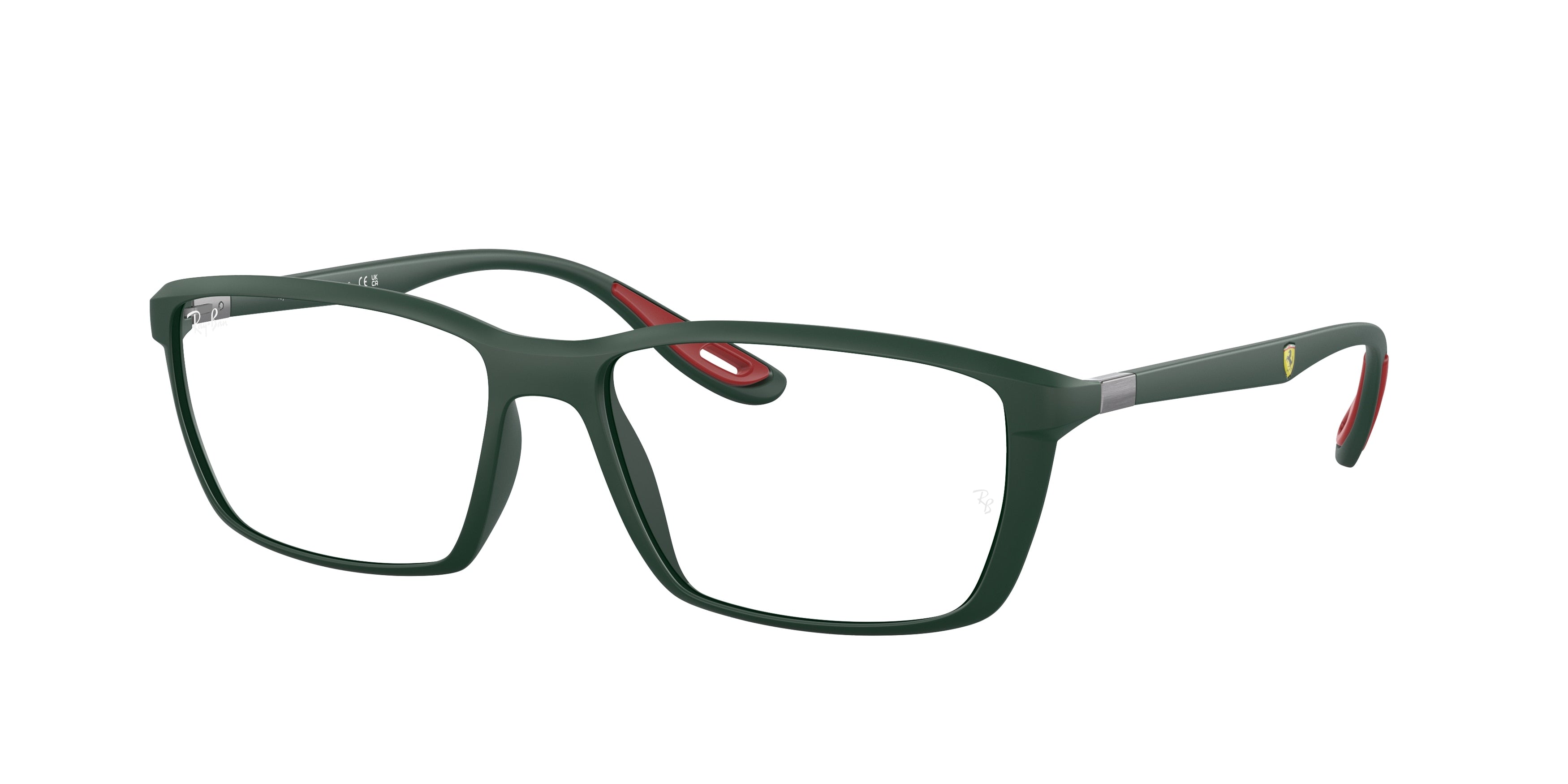 Ray-Ban Optical RX7213M Square Eyeglasses  F677-Green 56-145-16 - Color Map Green