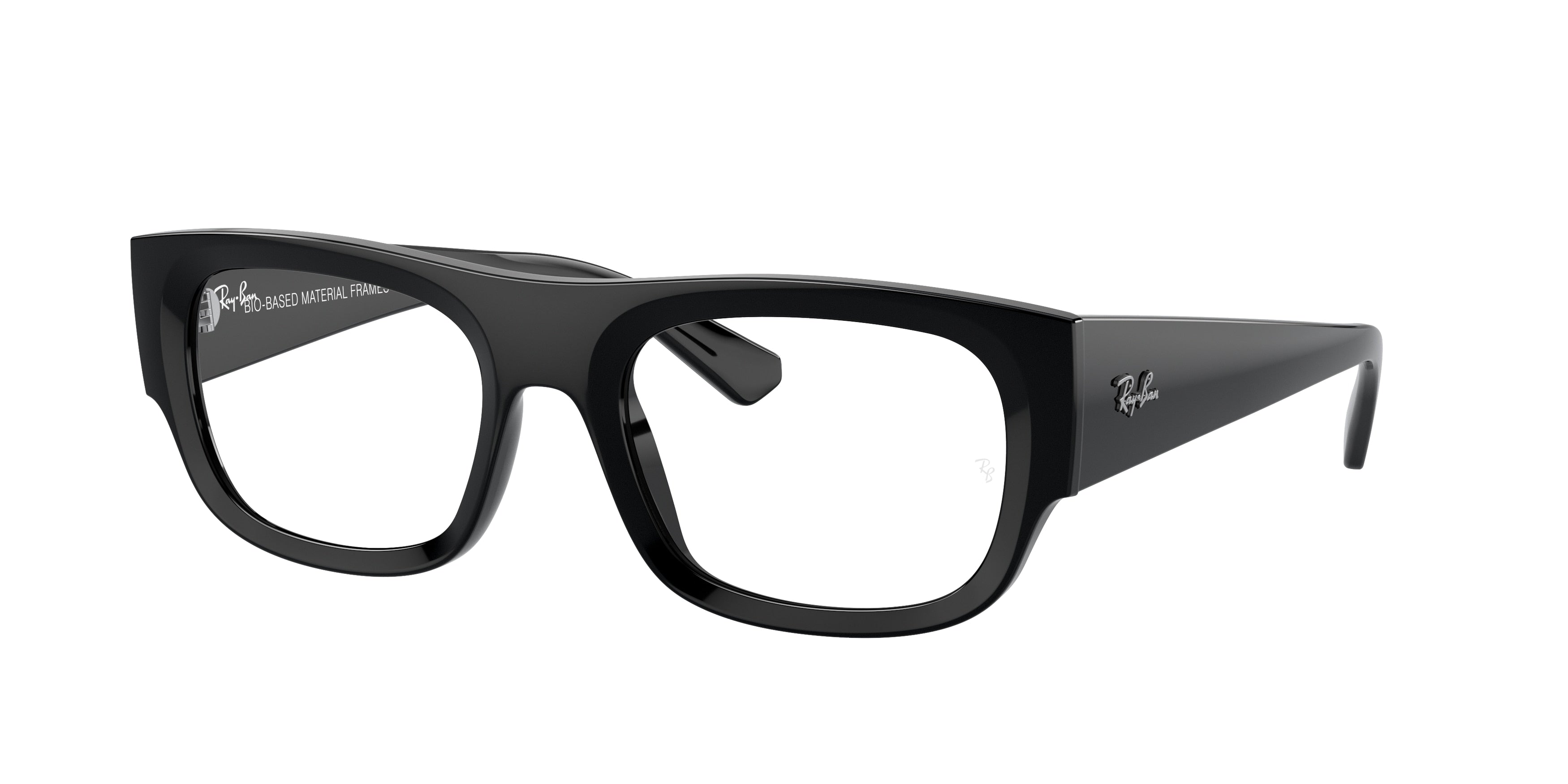 Ray-Ban Optical KRISTIN RX7218 Rectangle Eyeglasses  8260-Black 54-140-20 - Color Map Black