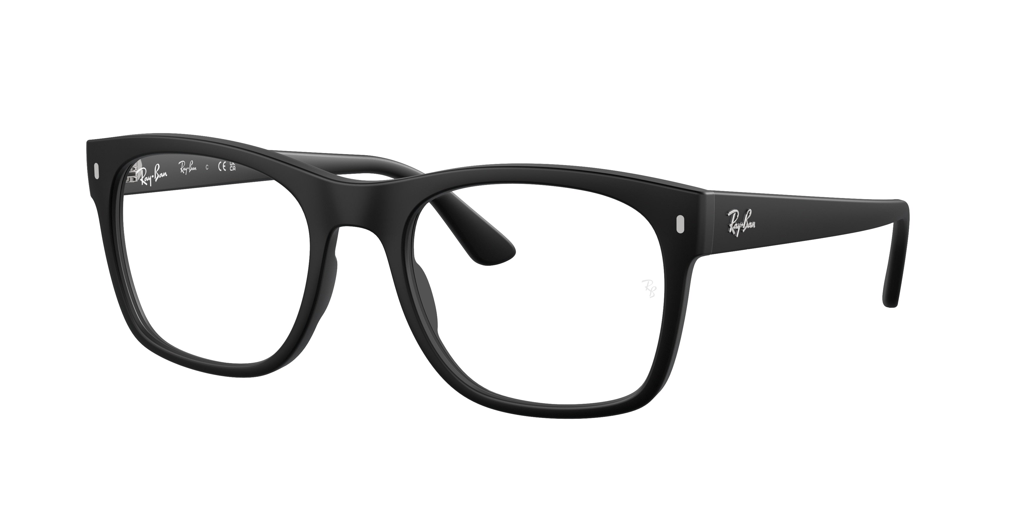 Ray-Ban Optical RX7228 Square Eyeglasses  2477-Black 55-145-21 - Color Map Black