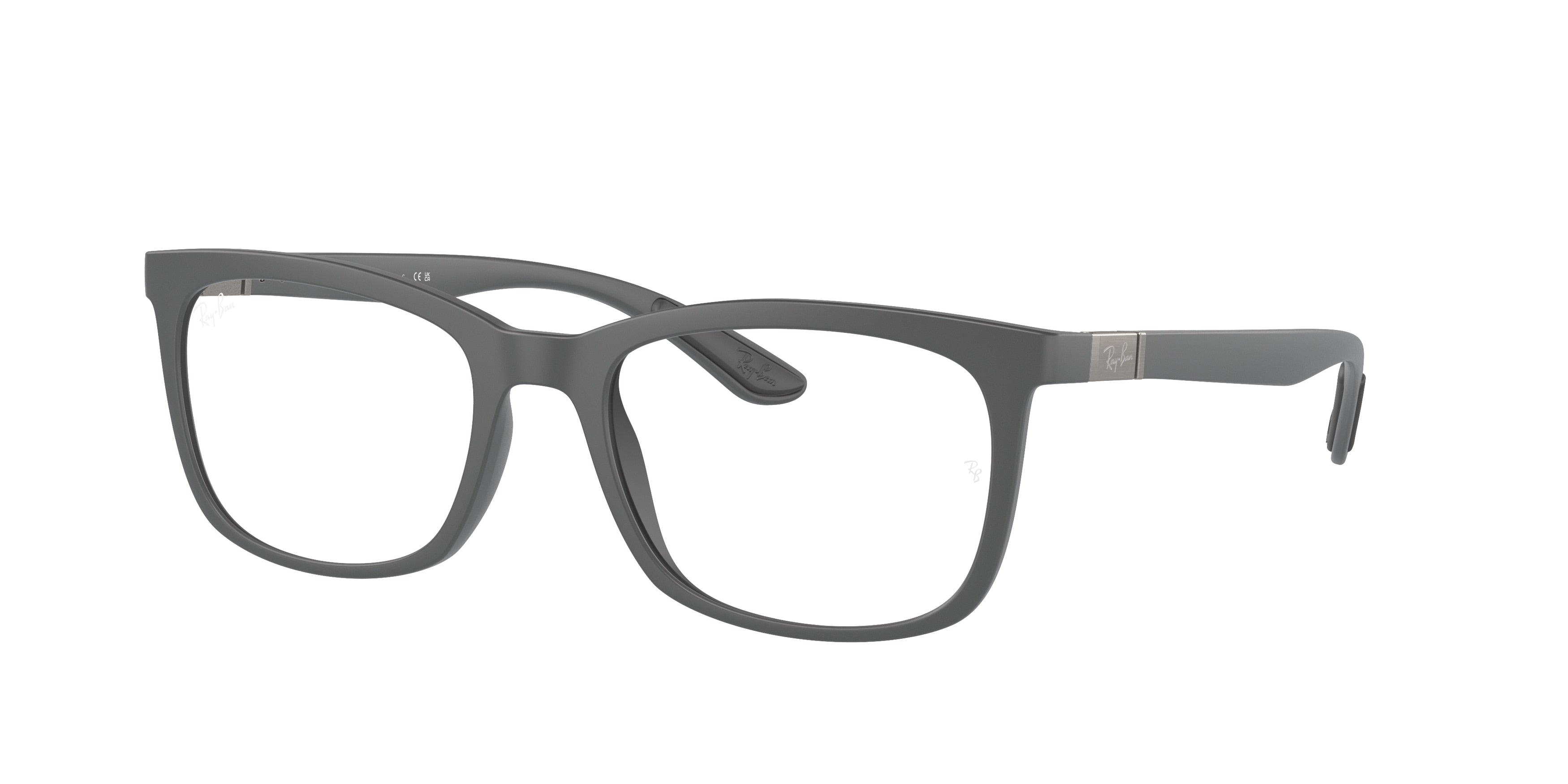 Ray-Ban Optical RX7230 Pillow Eyeglasses  5521-Sand Grey 54-145-19 - Color Map Grey
