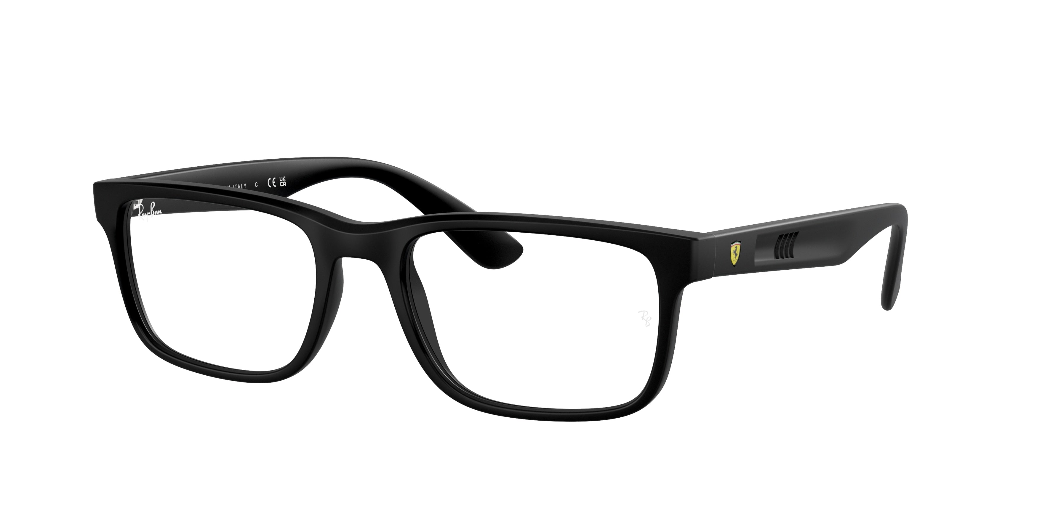 Ray-Ban Optical RX7232M Rectangle Eyeglasses  F684-Black 53-145-19 - Color Map Black