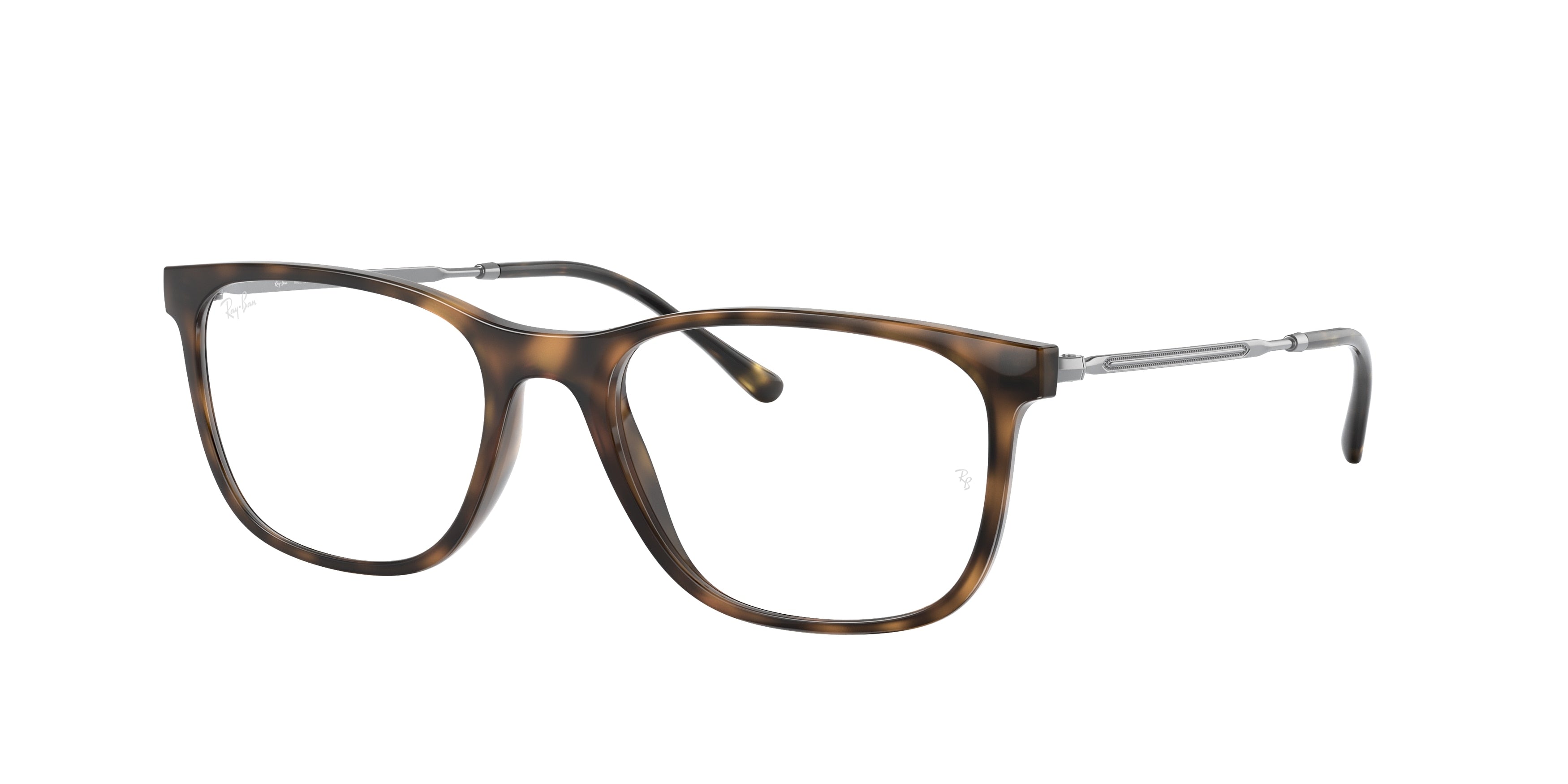 Ray-Ban Optical RX7244 Pillow Eyeglasses  2012-Havana 53-140-18 - Color Map Tortoise