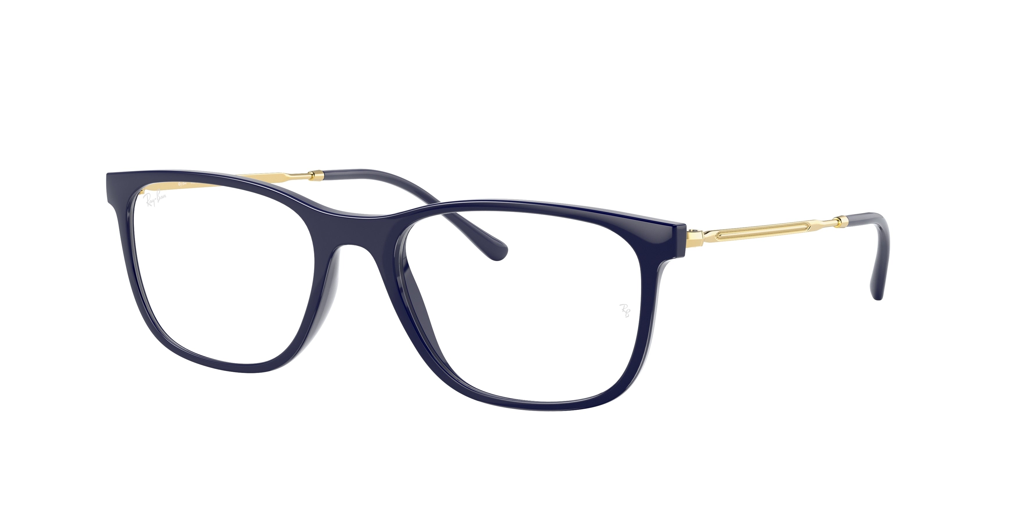 Ray-Ban Optical RX7244 Pillow Eyeglasses  8100-Blue 53-140-18 - Color Map Blue