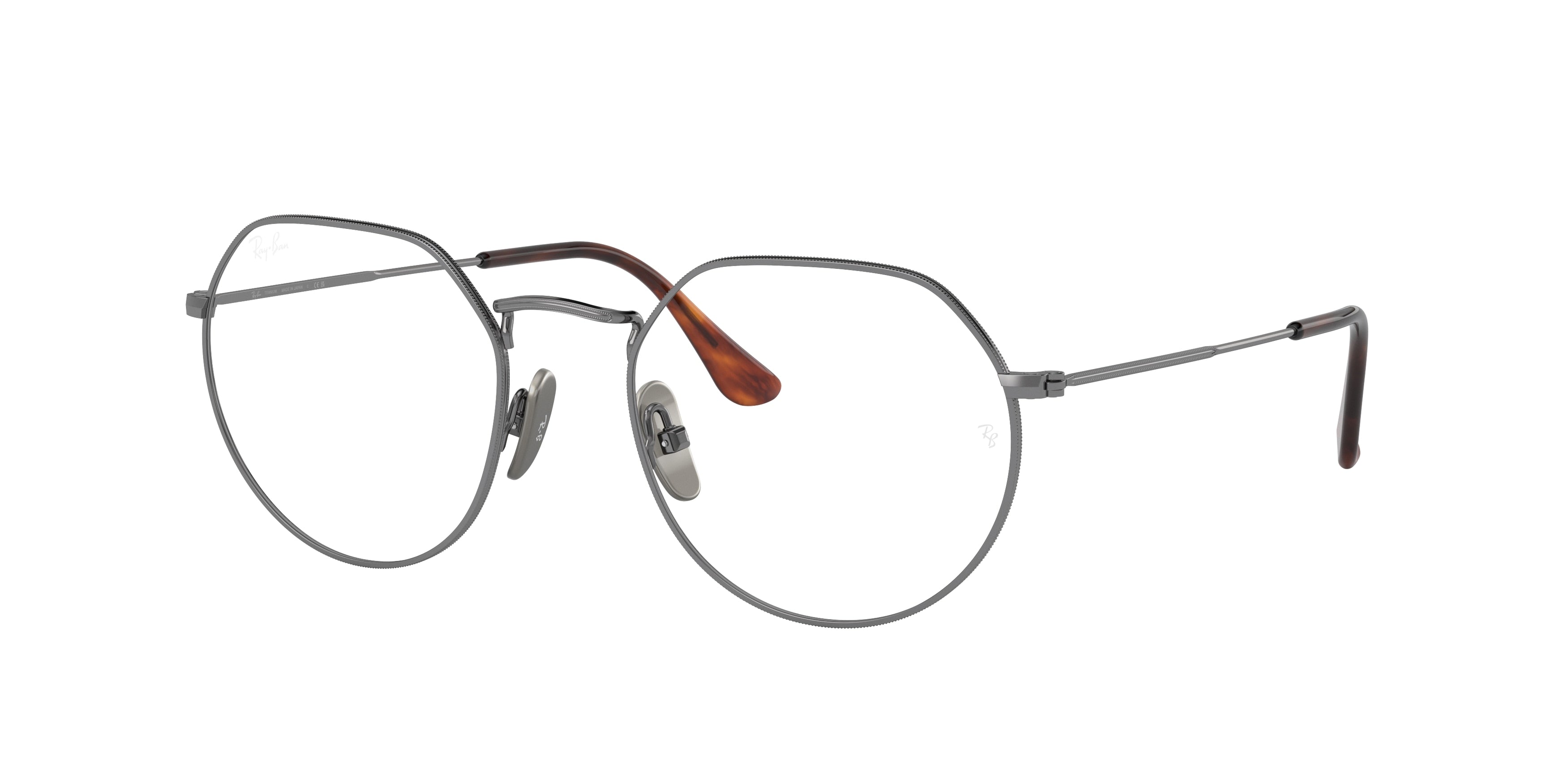 Ray-Ban Optical RX8165V Irregular Eyeglasses  1238-Gunmetal 51-145-20 - Color Map Grey