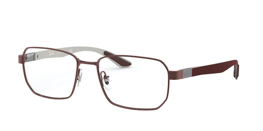 Ray-Ban Optical RX8419 Square Eyeglasses  2511-BROWN 54-17-145 - Color Map brown