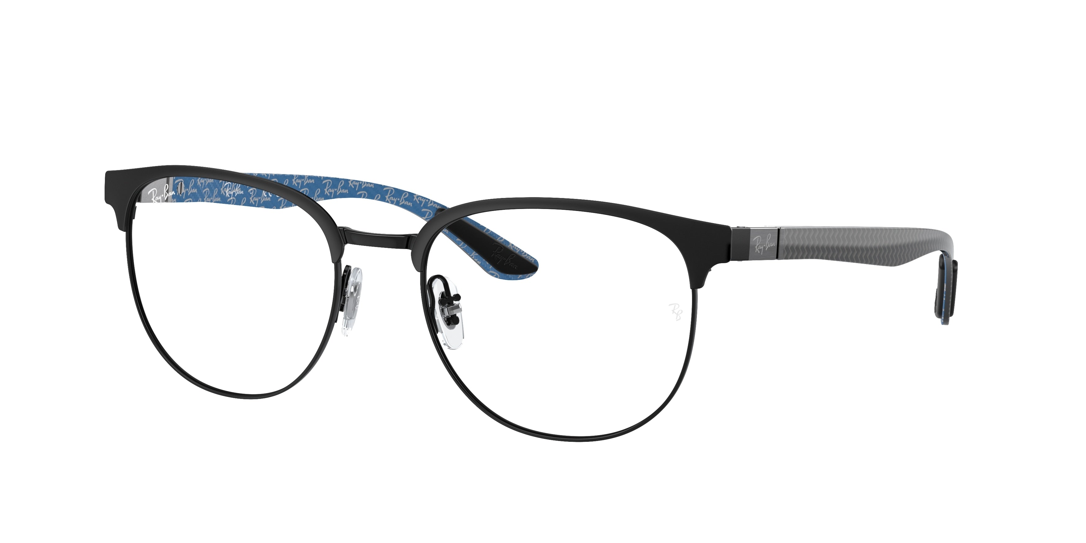 Ray-Ban Optical RX8422 Irregular Eyeglasses  2904-Black 54-145-19 - Color Map Black
