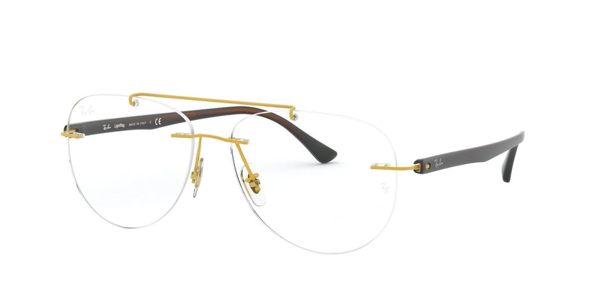 Ray-Ban Optical RX8749 Pilot Eyeglasses  1194-GOLD 54-14-140 - Color Map gold
