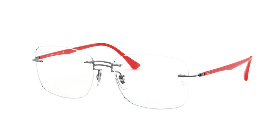 Ray-Ban Optical RX8750 Square Eyeglasses  1192-GUNMETAL 56-17-140 - Color Map gunmetal