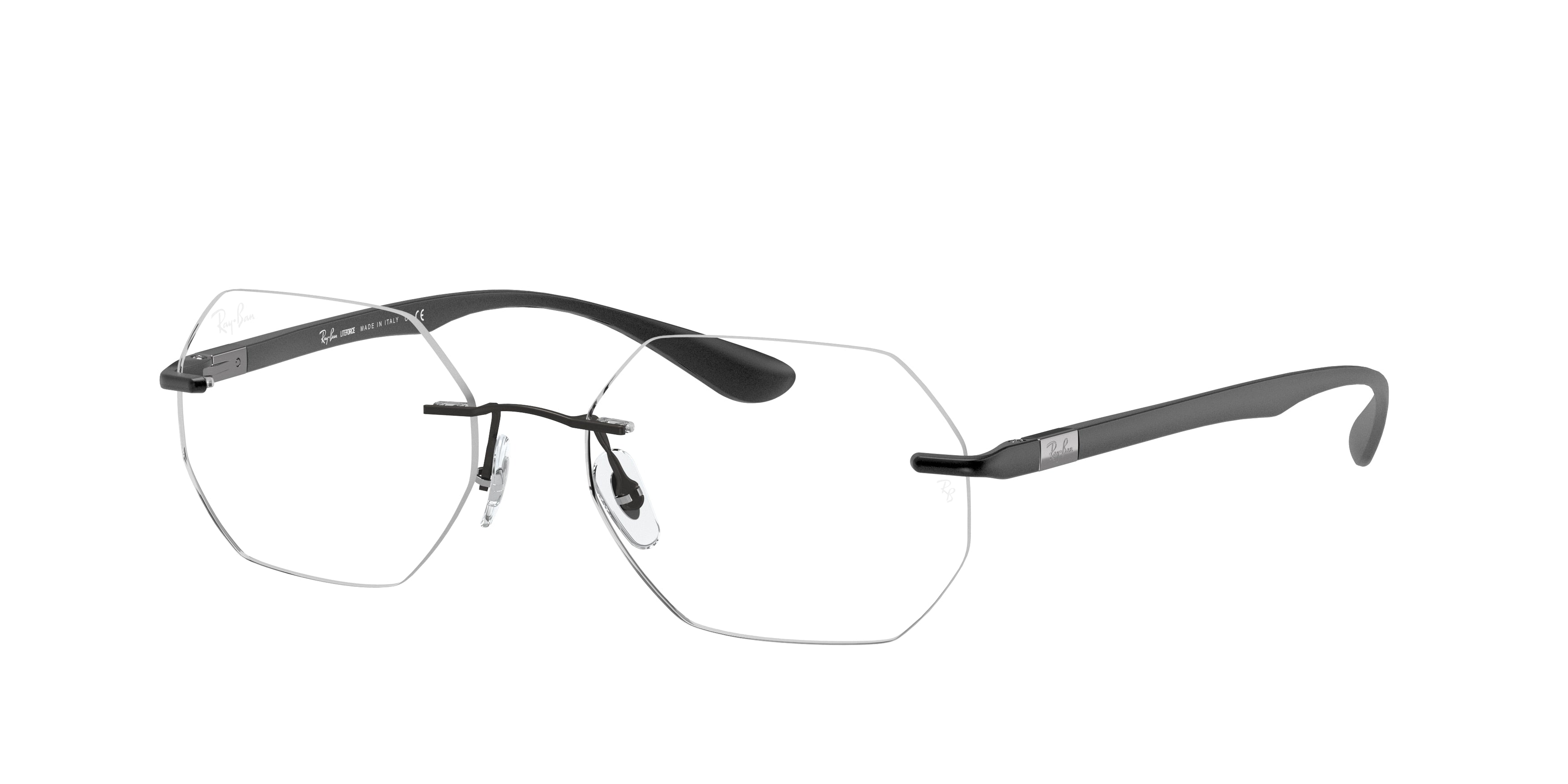 Ray-Ban Optical RX8765 Irregular Eyeglasses  1128-Gunmetal 53-145-17 - Color Map Grey