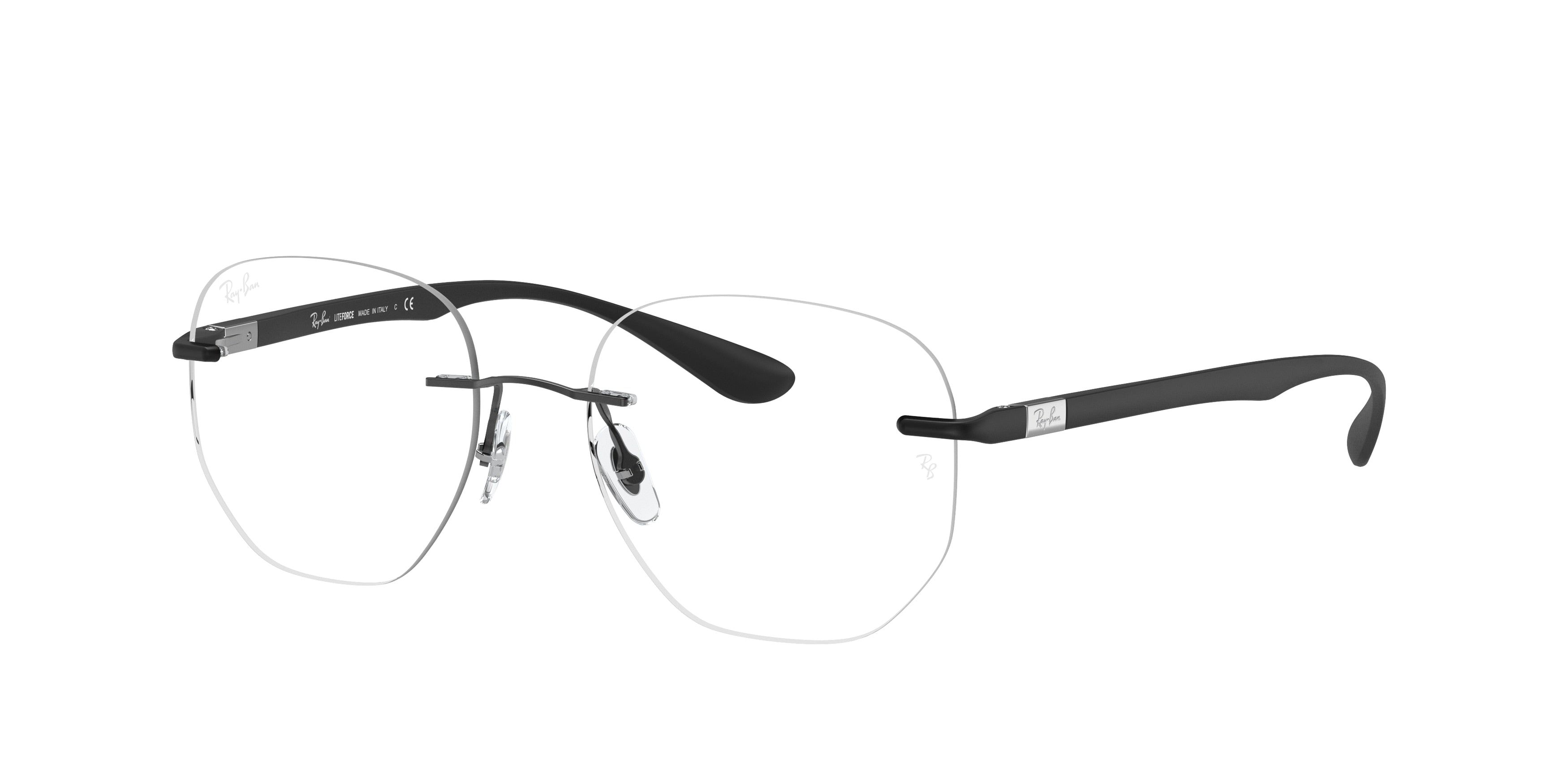 Ray-Ban Optical RX8766 Irregular Eyeglasses  1128-Gunmetal 51-145-17 - Color Map Grey