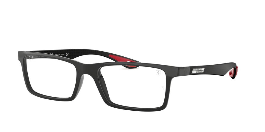 Ray-Ban Optical FERRARI RX8901M Square Eyeglasses  F632-BLACK 55-17-145 - Color Map black