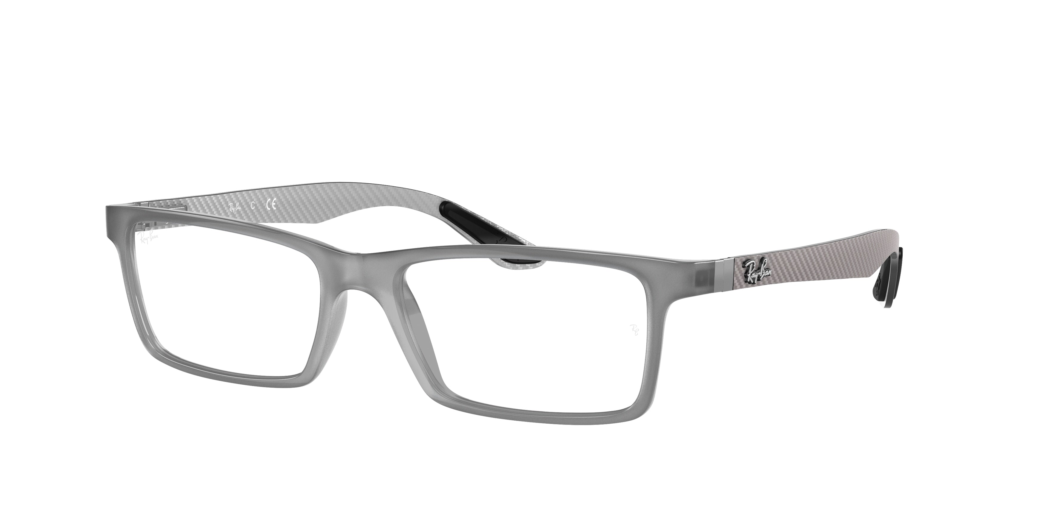 Ray-Ban Optical RX8901 Square Eyeglasses  5244-Grey 55-145-17 - Color Map Grey