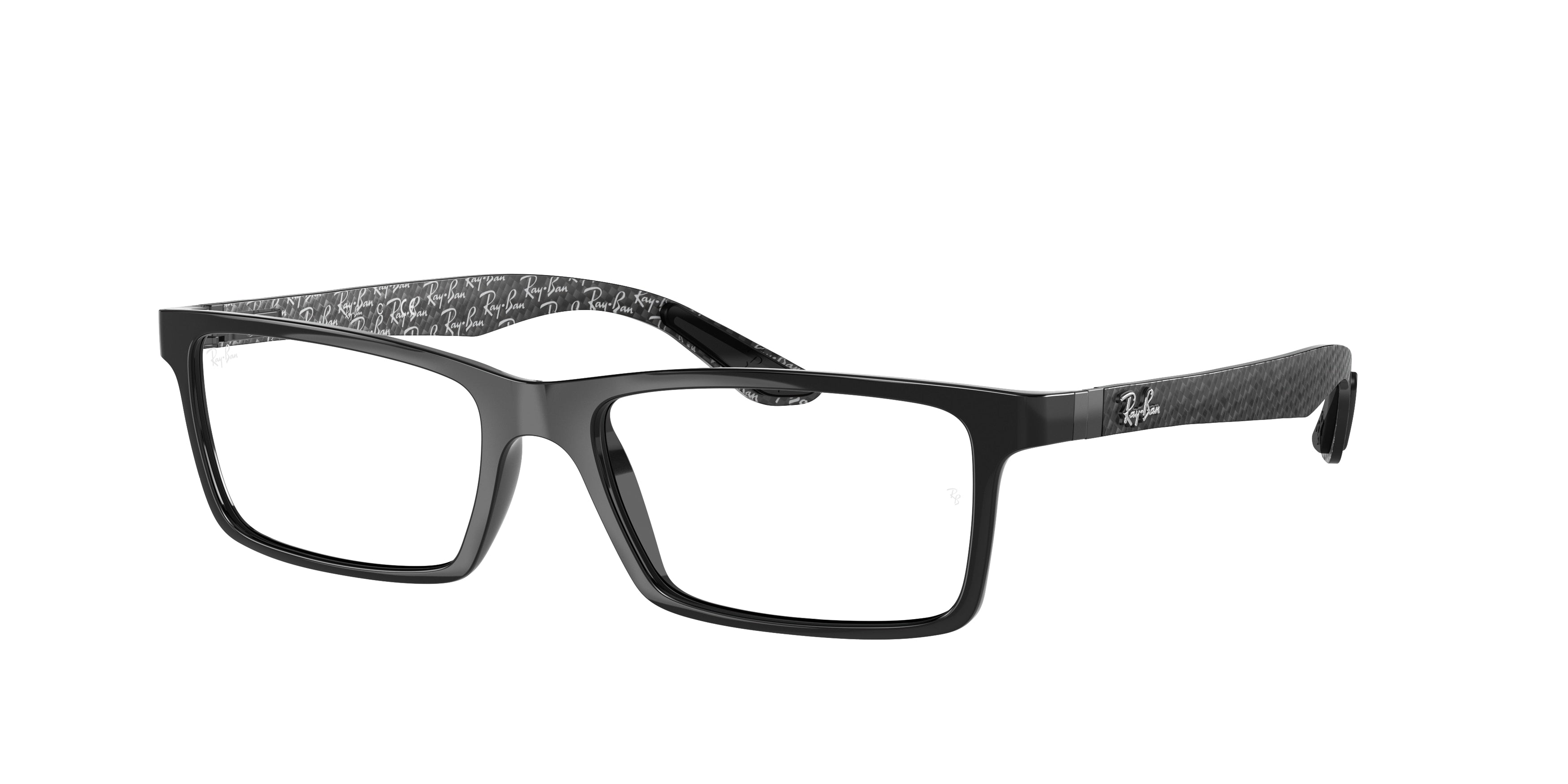 Ray-Ban Optical RX8901 Square Eyeglasses  5843-Black 55-145-17 - Color Map Black