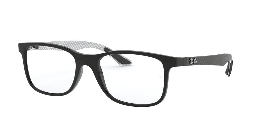 Ray-Ban Optical RX8903F Square Eyeglasses  5681-BLACK 55-18-145 - Color Map black
