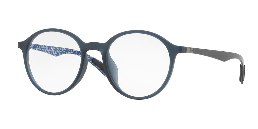 Ray-Ban Optical RX8904F Phantos Eyeglasses  5262-MATTE BLUE 52-20-150 - Color Map blue
