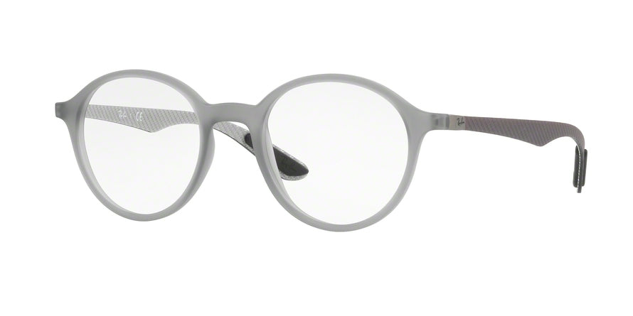 Ray-Ban Optical RX8904 Phantos Eyeglasses  5244-MATTE TRASPARENT GREY 50-20-145 - Color Map grey