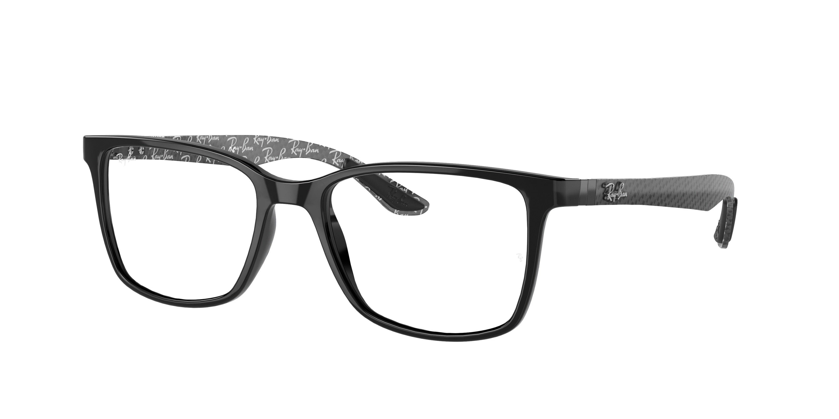 Ray-Ban Optical RX8905 Square Eyeglasses  5843-Black 55-145-18 - Color Map Black