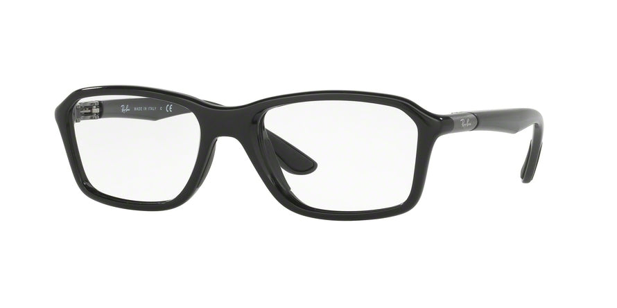 Ray-Ban Optical RX8952 Rectangle Eyeglasses  5603-SHINY BLACK 53-19-145 - Color Map black