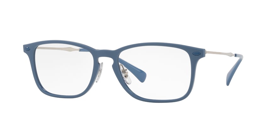 Ray-Ban Optical RX8953 Square Eyeglasses  5756-LIGHT BLUE GRAPHENE 54-17-140 - Color Map light blue