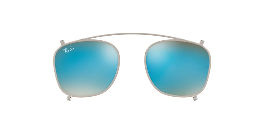 Ray-Ban Optical RX8954C Square Clip-On  2501B7-SILVER 47-21-0 - Color Map silver