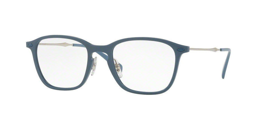 Ray-Ban Optical RX8955 Square Eyeglasses  5756-LIGHT BLUE GRAPHENE 53-19-145 - Color Map blue