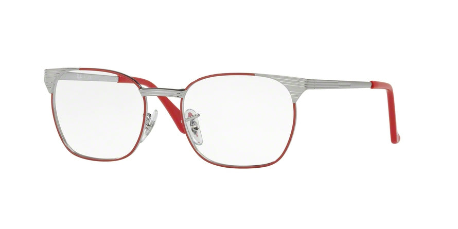 Ray-Ban Junior Vista RY1051 Square Eyeglasses  4053-GUNMETAL TOP RED 47-17-130 - Color Map red