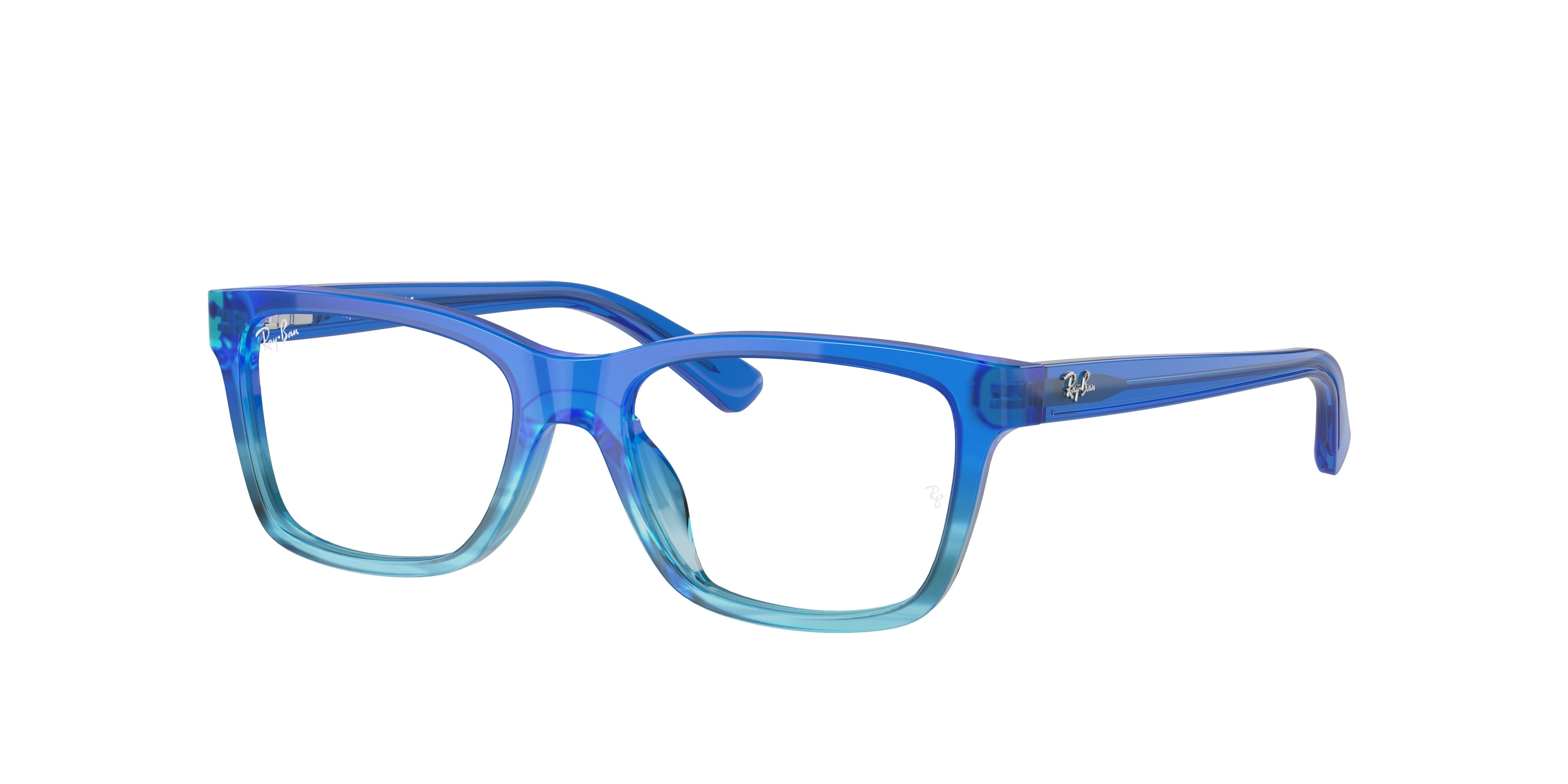 Ray-Ban Junior Vista RY1536 Square Eyeglasses  3731-Blue Gradient 48-130-16 - Color Map Blue