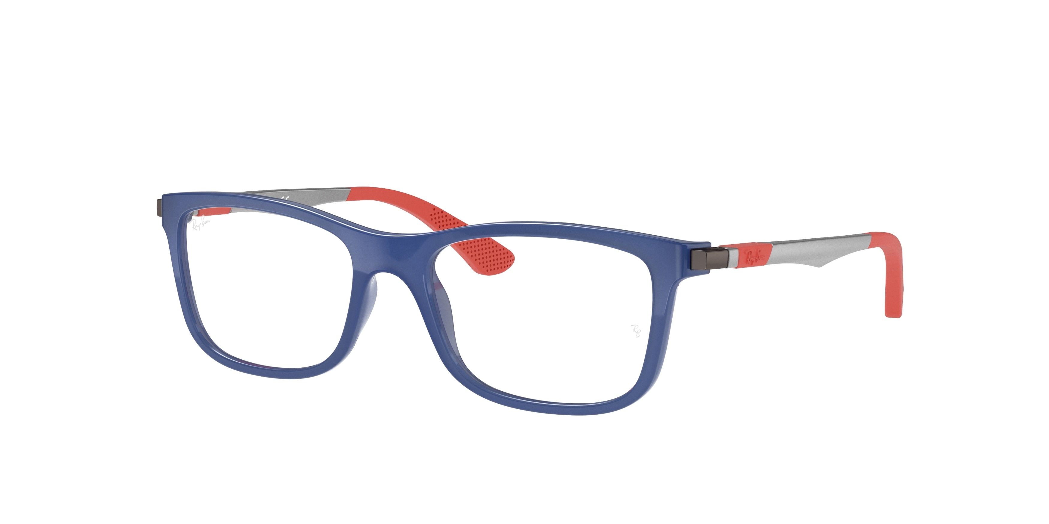 Ray-Ban Junior Vista RY1549 Square Eyeglasses  3734-Transparent Blue 48-125-16 - Color Map Blue