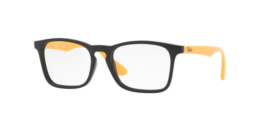 Ray-Ban Junior Vista RY1553 Square Eyeglasses  3724-BLACK 46-16-130 - Color Map black