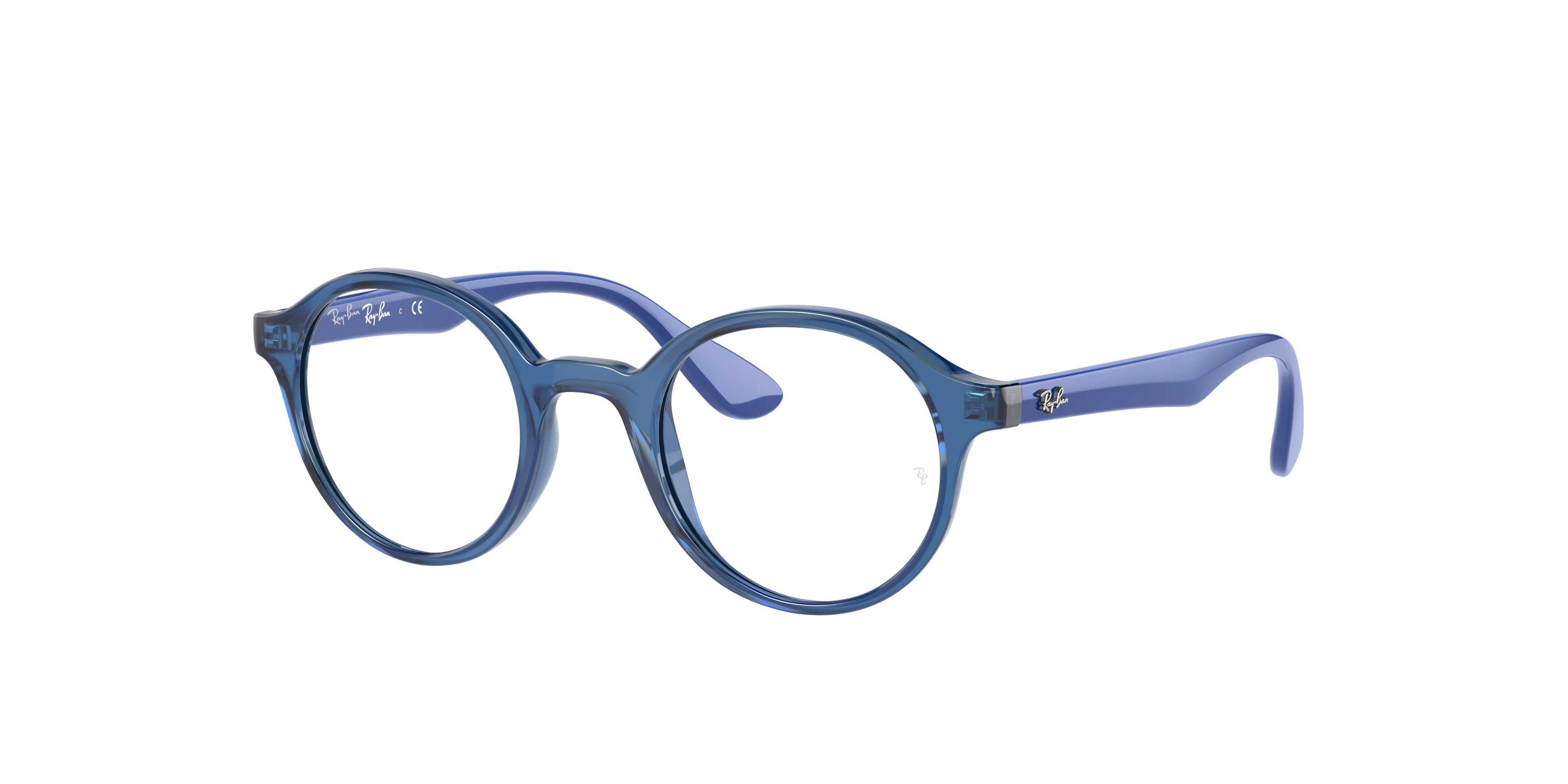 Ray-Ban Junior Vista RY1561 Phantos Eyeglasses  3811-Transparent Blue 41-130-20 - Color Map Blue
