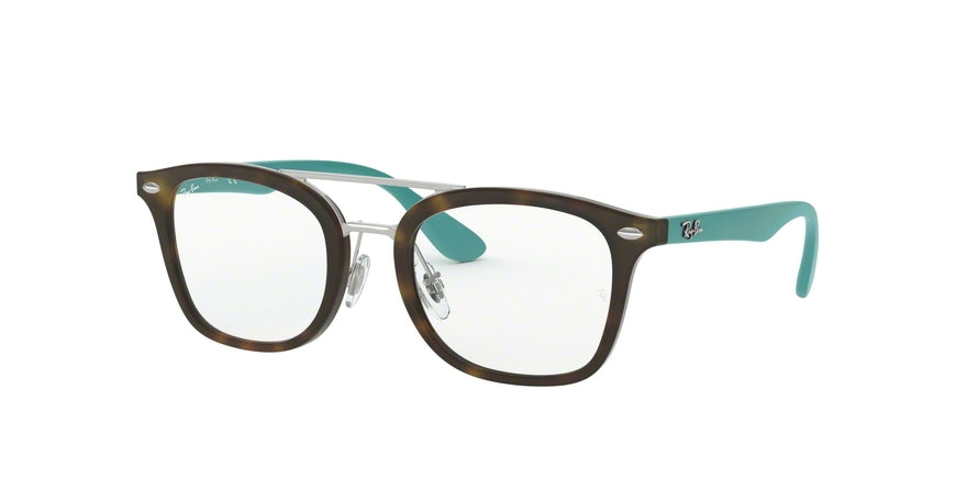 Ray-Ban Junior Vista RY1585 Square Eyeglasses  3779-MATTE HAVANA 47-19-130 - Color Map havana