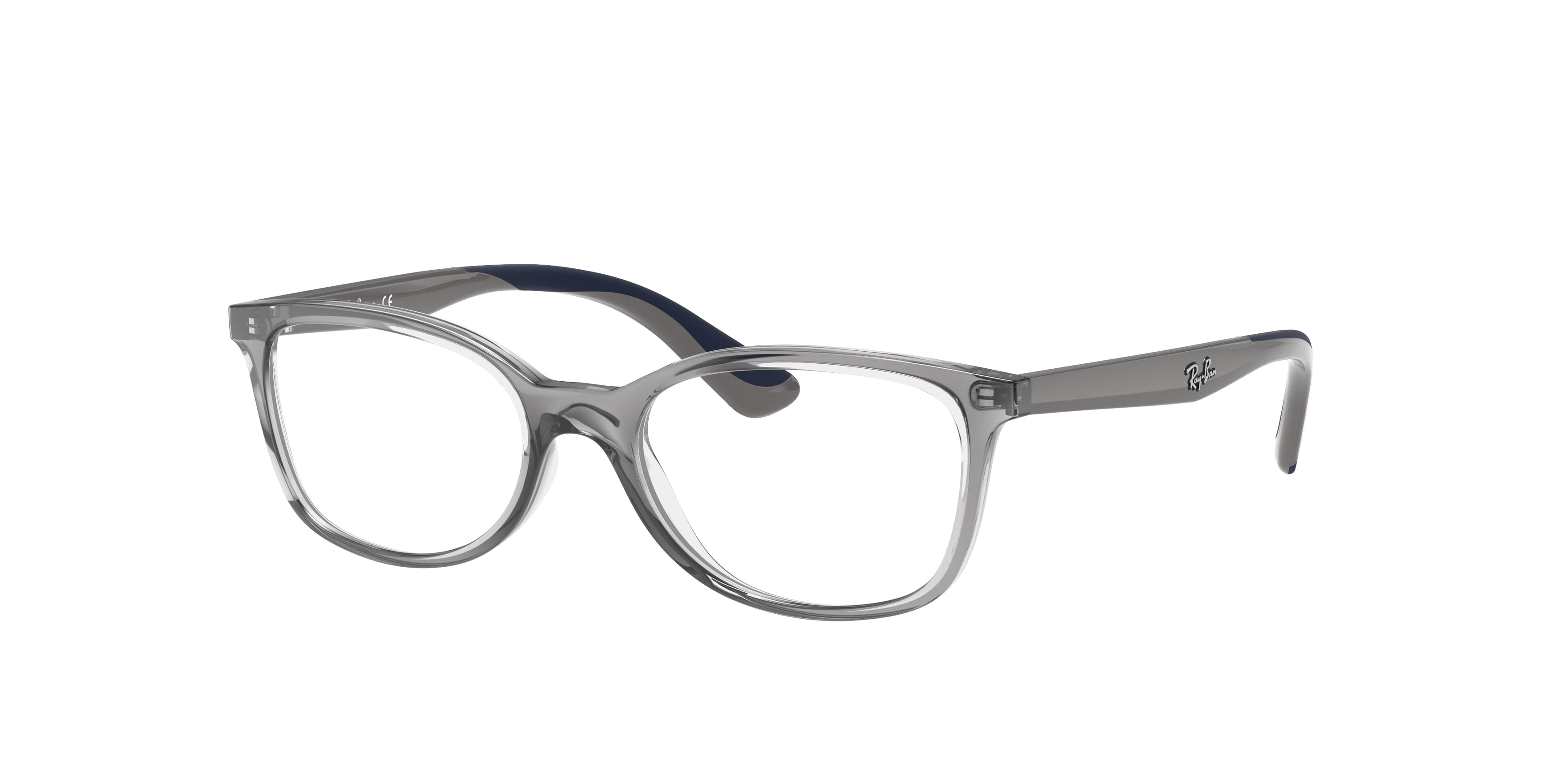 Ray-Ban Junior Vista RY1586 Square Eyeglasses  3830-Transparent Grey 49-130-16 - Color Map Grey