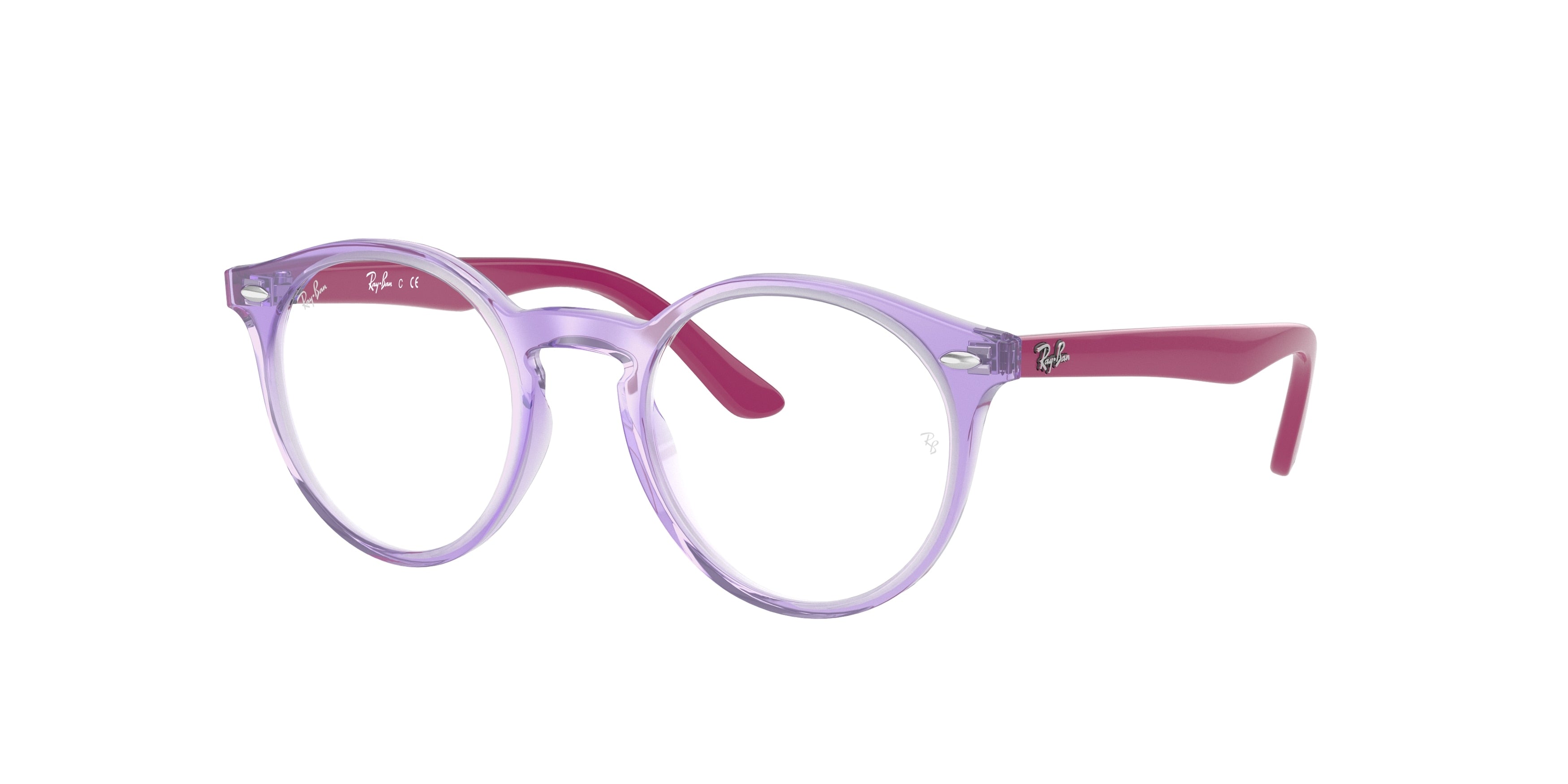 Ray-Ban Junior Vista RY1594 Phantos Eyeglasses  3810-Transparent Violet 44-130-19 - Color Map Violet