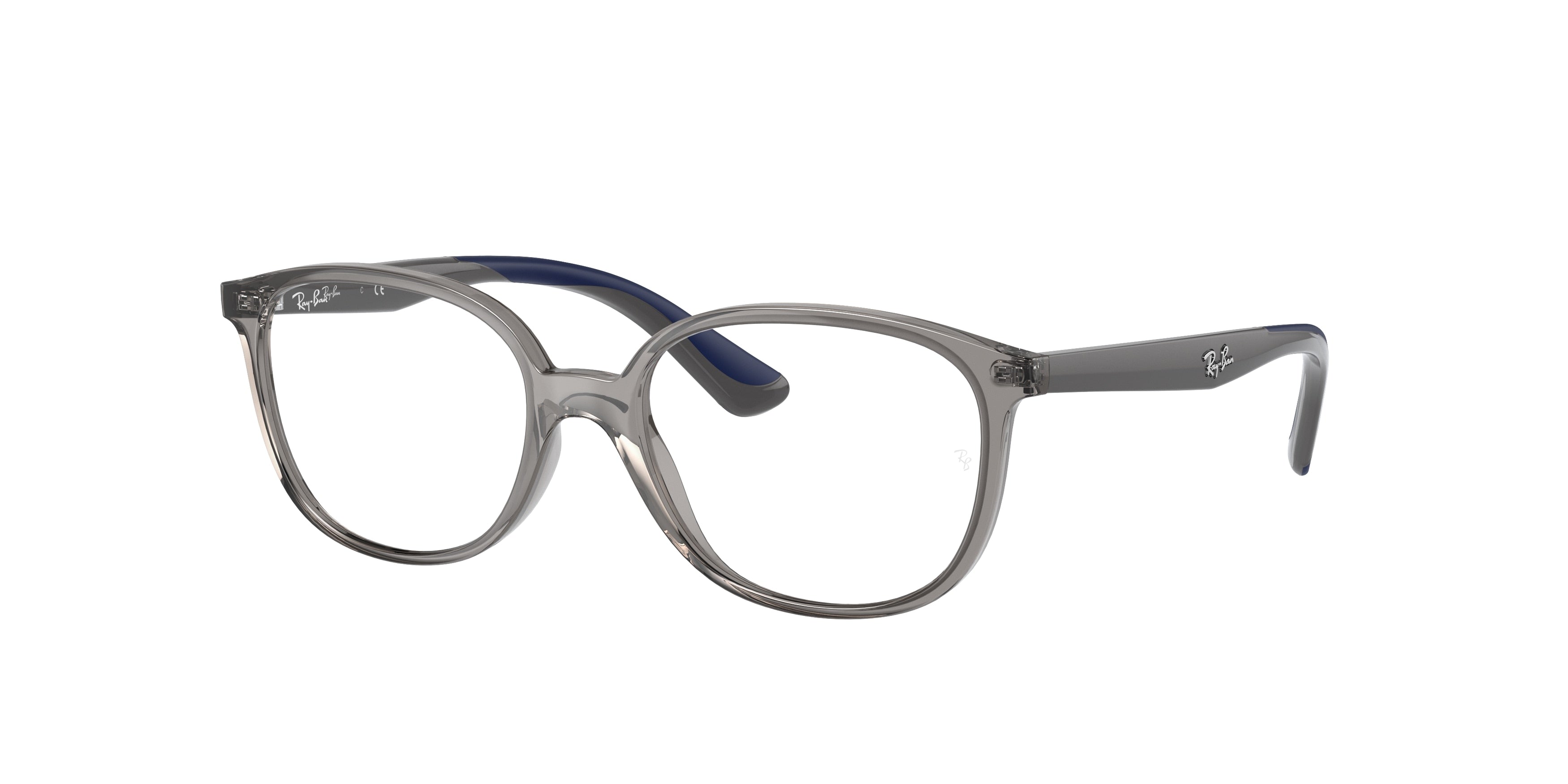 Ray-Ban Junior Vista RY1598 Square Eyeglasses  3830-Transparent Grey 49-130-16 - Color Map Grey