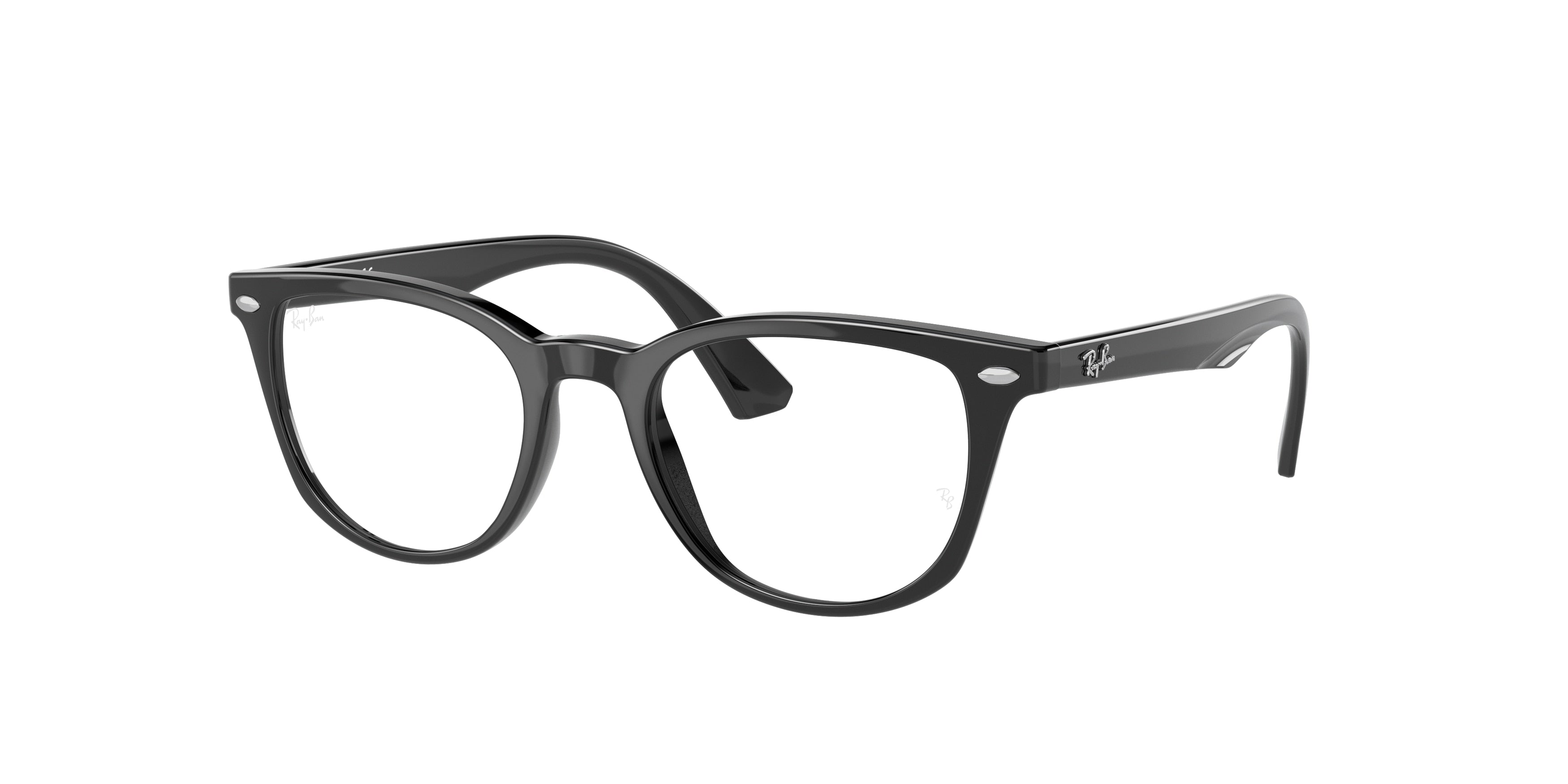 Ray-Ban Junior Vista RY1601 Square Eyeglasses  3542-Black 48-130-18 - Color Map Black