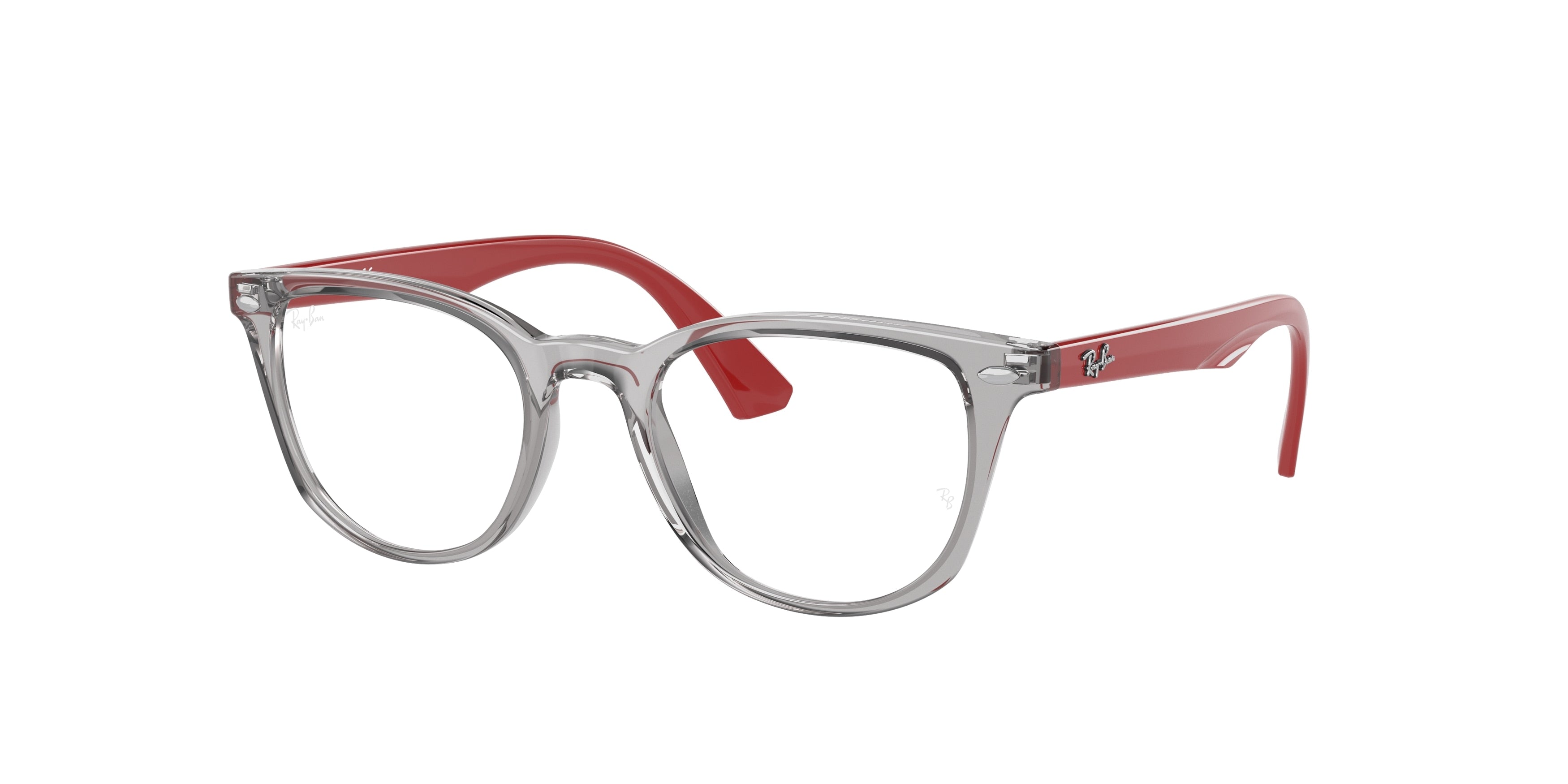 Ray-Ban Junior Vista RY1601 Square Eyeglasses  3812-Transparent Grey 48-130-18 - Color Map Grey