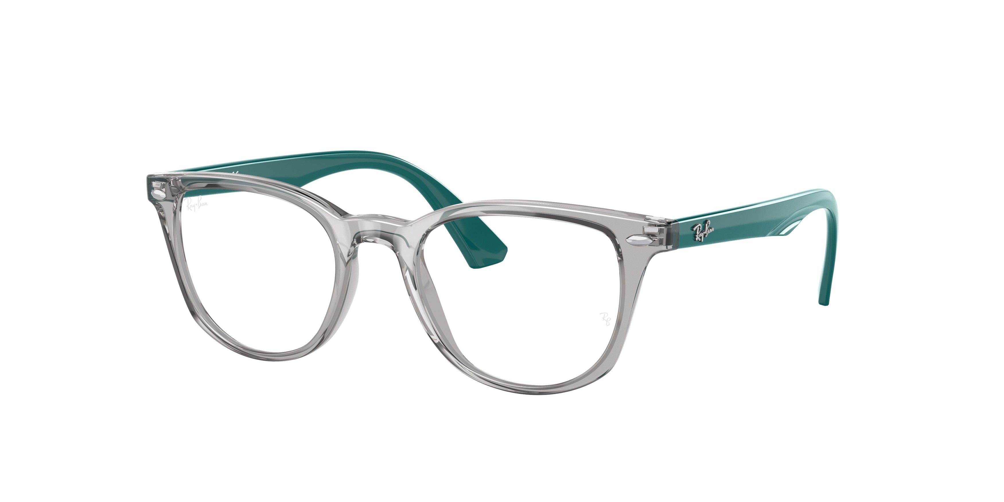 Ray-Ban Junior Vista RY1601 Square Eyeglasses  3842-Transparent Grey 48-130-18 - Color Map Grey