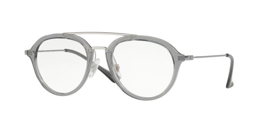 Ray-Ban Junior Vista RY9065V Square Eyeglasses  3744-TRANSPARENT GREY 48-18-130 - Color Map grey