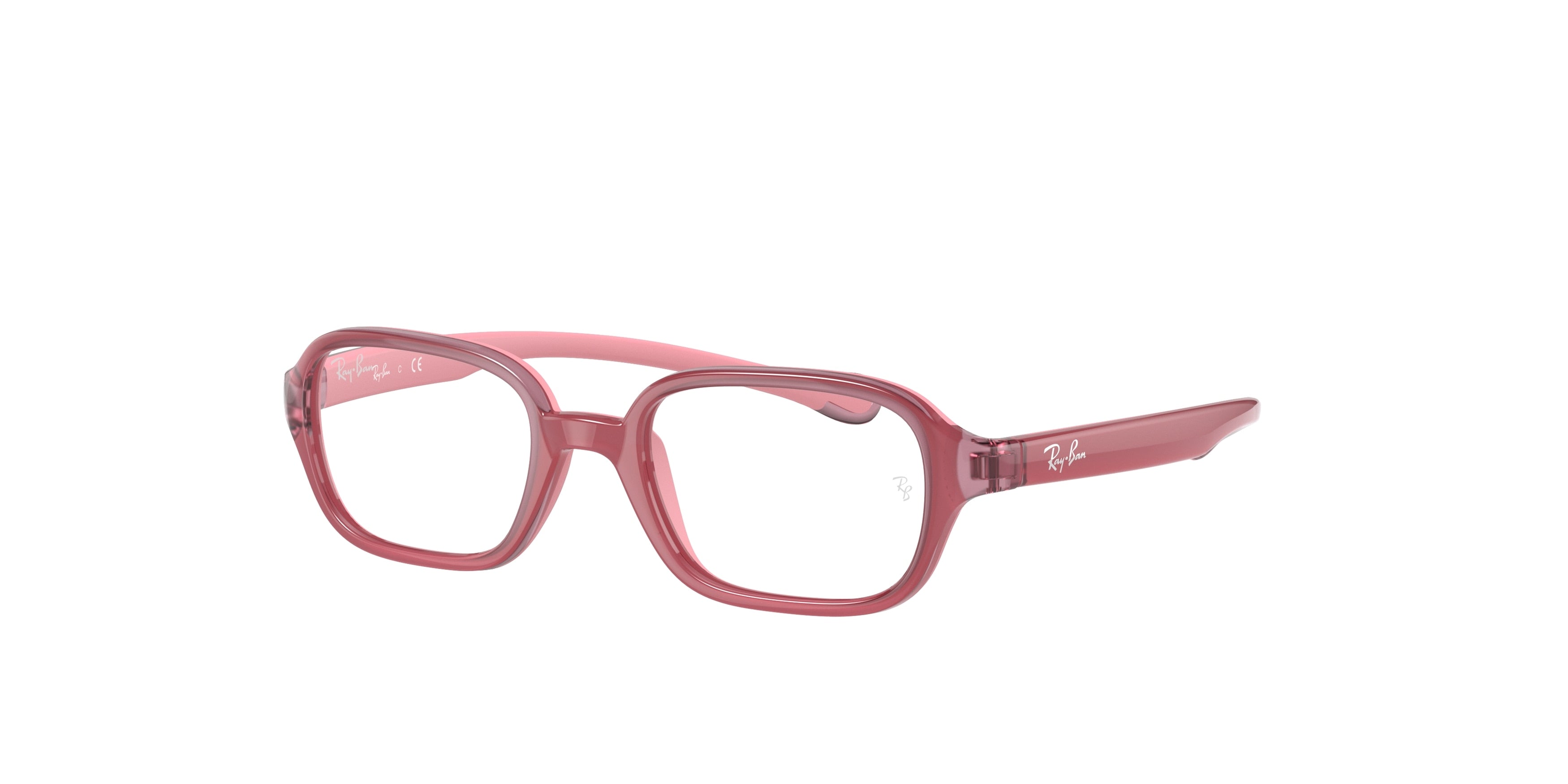 Ray-Ban Junior Vista RY9074V Rectangle Eyeglasses  3877-Fuxia 41-130-16 - Color Map Violet