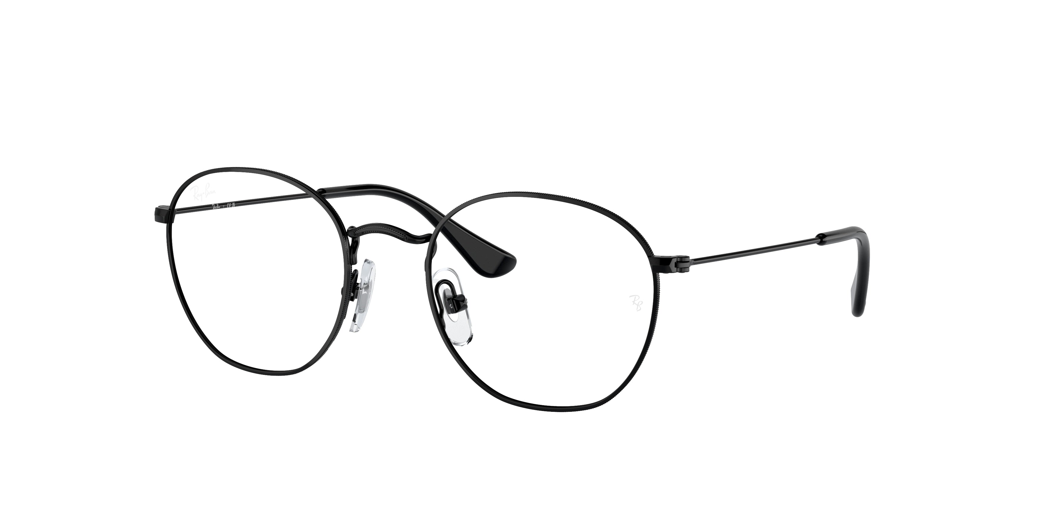 Ray-Ban Junior Vista JUNIOR ROB RY9572V Irregular Eyeglasses  4005-Black 48-130-19 - Color Map Black