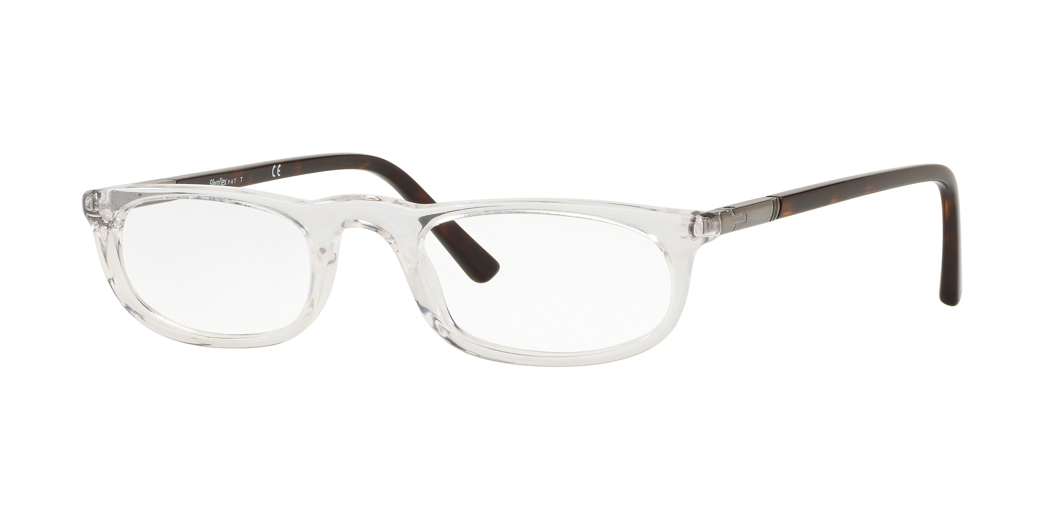Sferoflex SF1137 Oval Eyeglasses  C358-Transparent 52-145-21 - Color Map Transparent