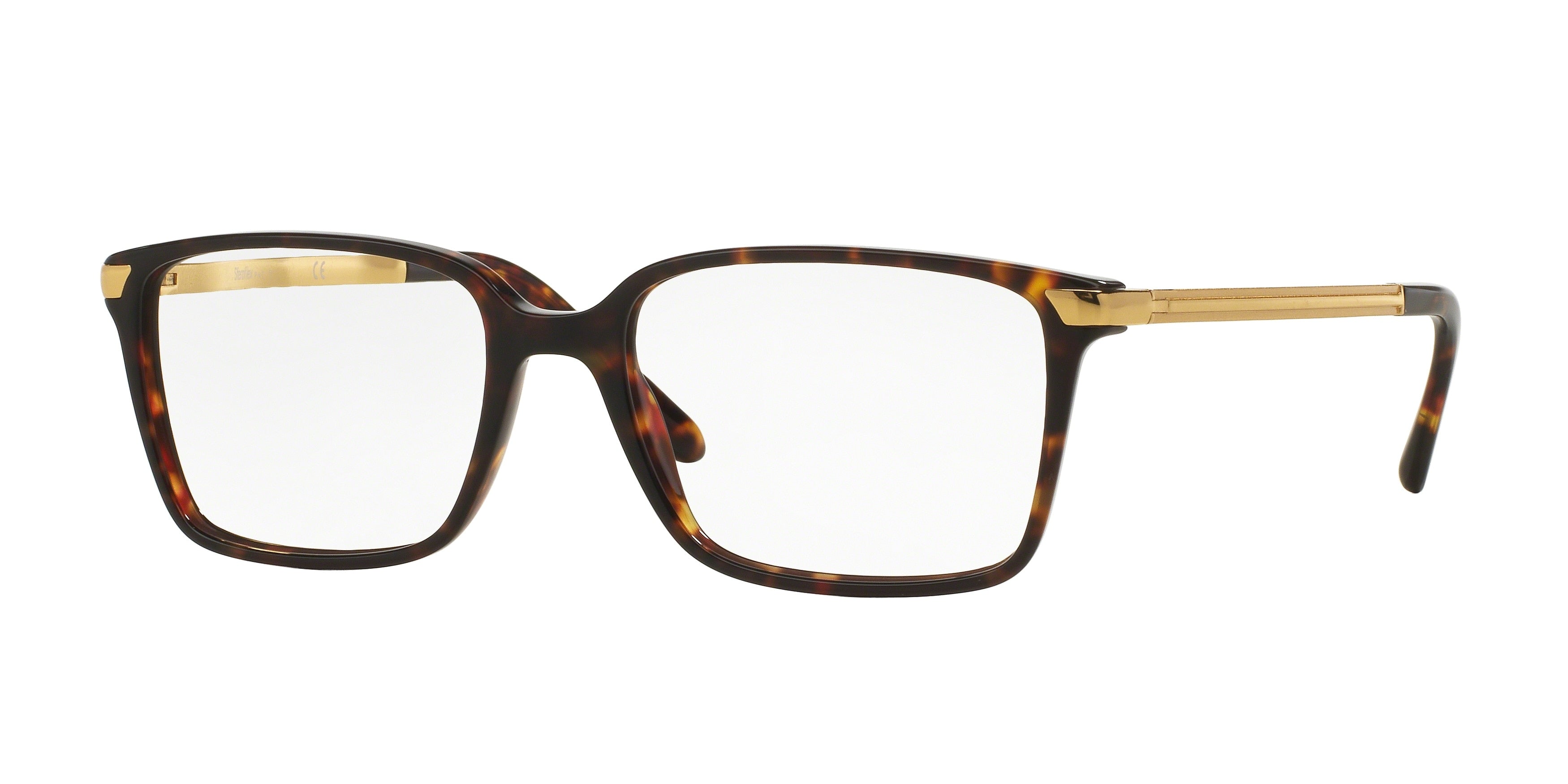 Sferoflex SF1143 Square Eyeglasses  C543-Dark Havana 55-145-18 - Color Map Brown