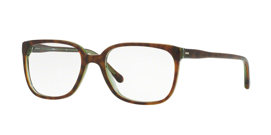 Sferoflex SF1145 Square Eyeglasses  C526-TOP HAVANA ON OPAL GREEN 55-18-145 - Color Map havana